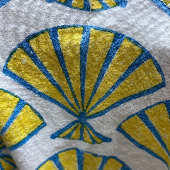 Mata Traders Yaga Crescent obi dress summer blue/yellow Sz S - Picture 8 of 13